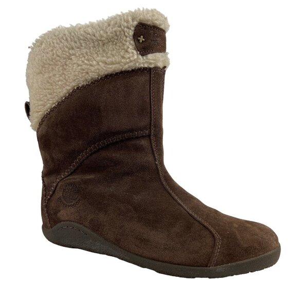 Timberland  'Avebury' Ankle Suede Winter Boots Size 8.5 - Picture 1 of 12